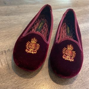 Girls Ralph Lauren Velvet Flats